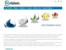 Tablet Screenshot of finvision.be